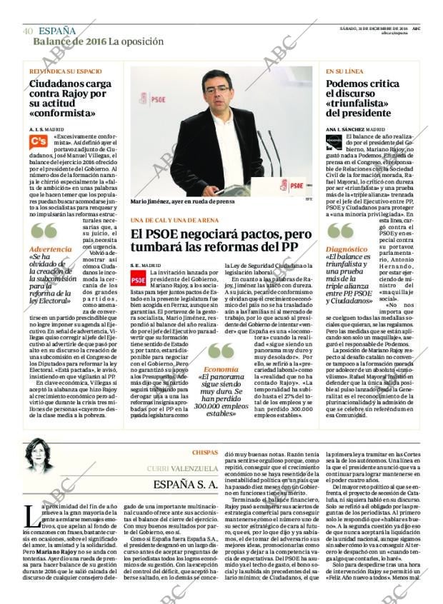 ABC CORDOBA 31-12-2016 página 40