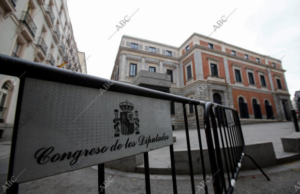 El Congreso de los Diputados cerrado durante esta semana