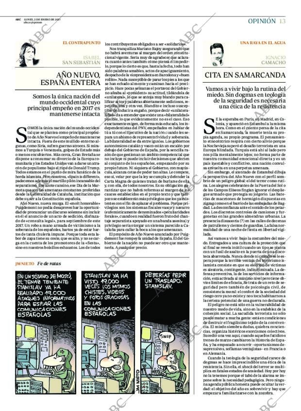 ABC MADRID 02-01-2017 página 13