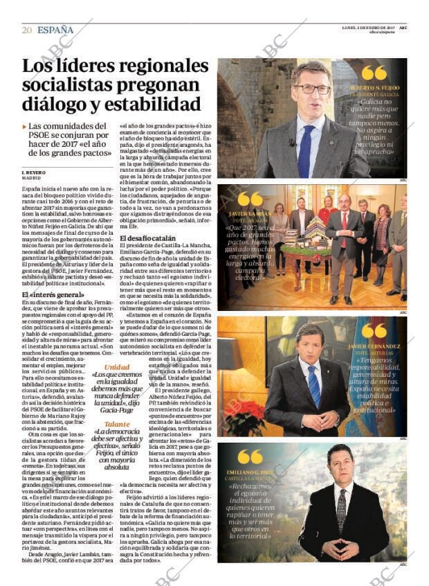 ABC MADRID 02-01-2017 página 20
