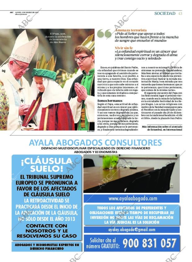 ABC MADRID 02-01-2017 página 43