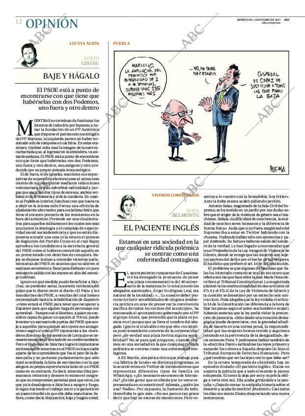 ABC MADRID 04-01-2017 página 12