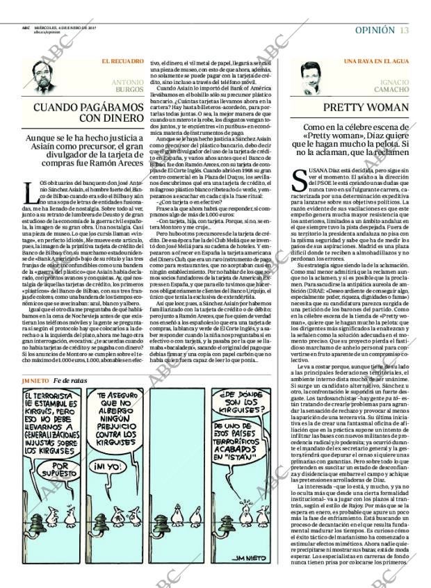 ABC MADRID 04-01-2017 página 13