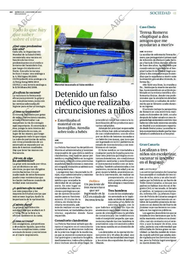ABC MADRID 04-01-2017 página 41