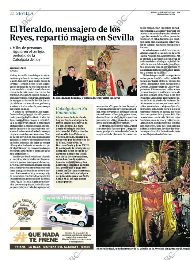 ABC SEVILLA 05-01-2017 página 22