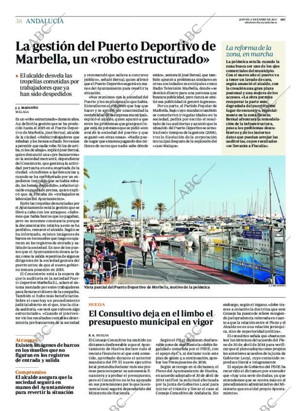 ABC SEVILLA 05-01-2017 página 38