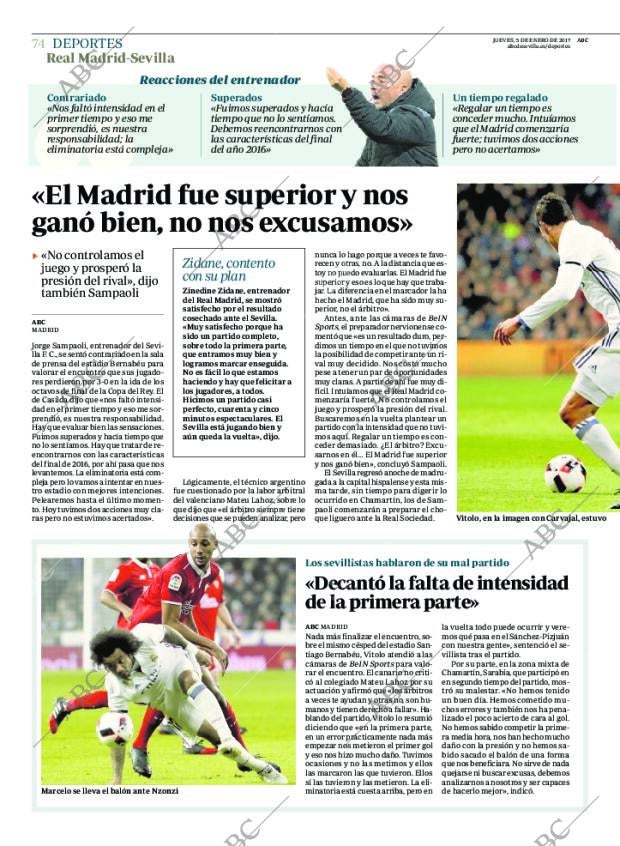 ABC SEVILLA 05-01-2017 página 74