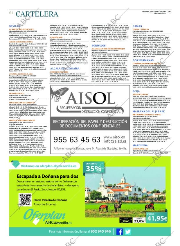 ABC SEVILLA 06-01-2017 página 64