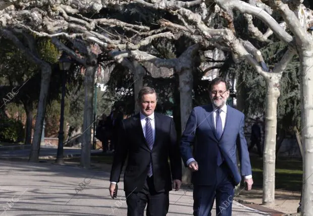 Encuentro entre el presidente del gobierno Mariano Rajoy con el primer ministro...