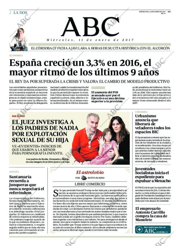 ABC CORDOBA 11-01-2017 página 2