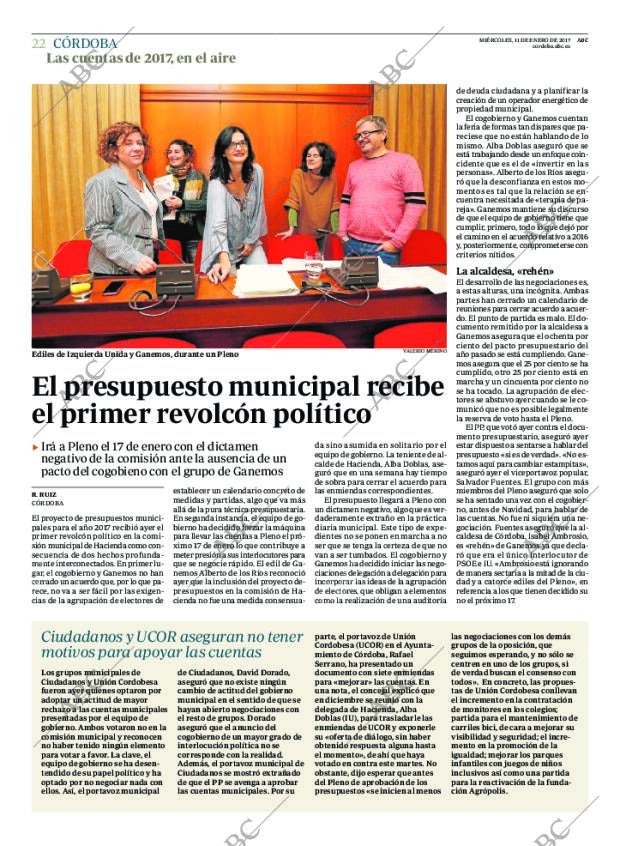 ABC CORDOBA 11-01-2017 página 22