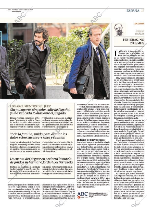 ABC MADRID 13-01-2017 página 17