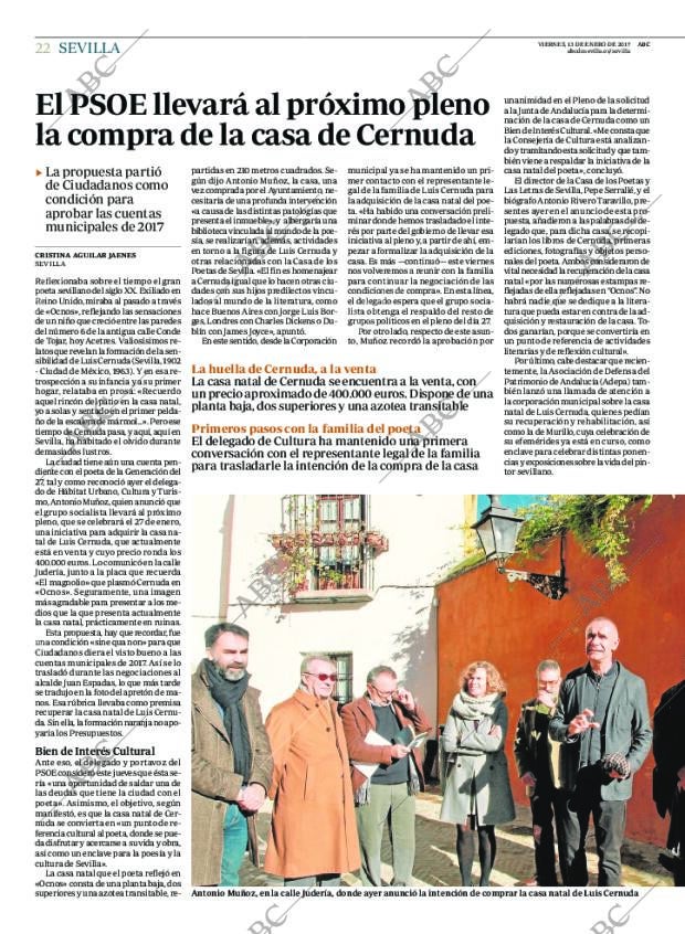 ABC SEVILLA 13-01-2017 página 22