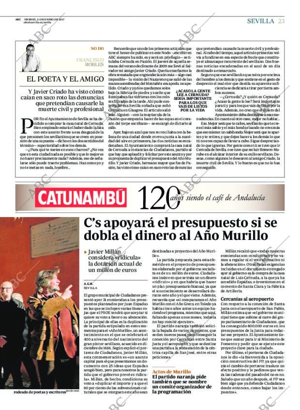 ABC SEVILLA 13-01-2017 página 23