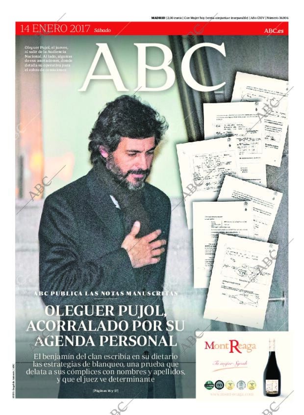 ABC MADRID 14-01-2017 página 1