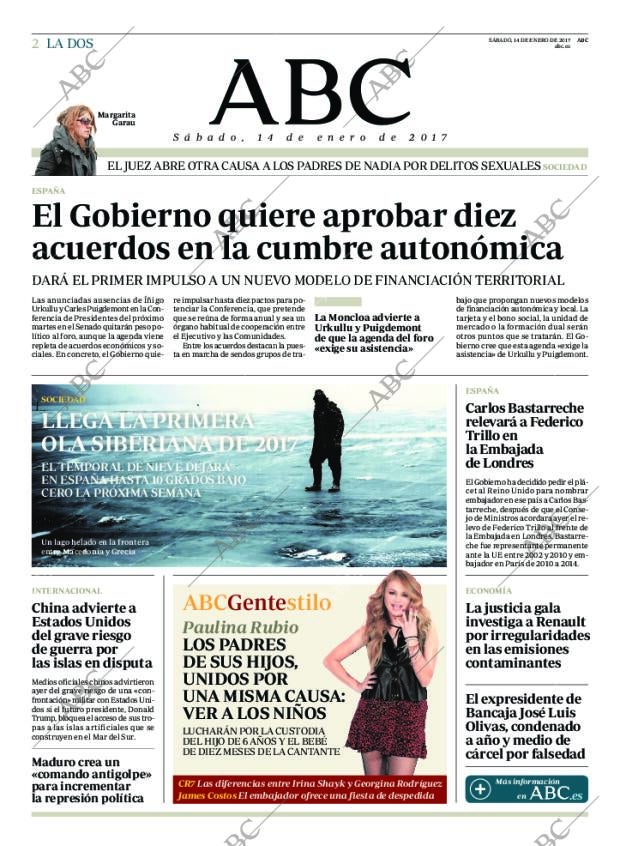 ABC MADRID 14-01-2017 página 2