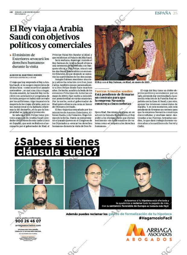 ABC MADRID 14-01-2017 página 25