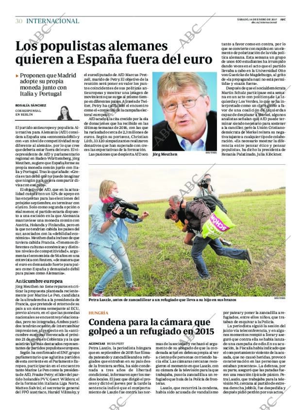 ABC MADRID 14-01-2017 página 30