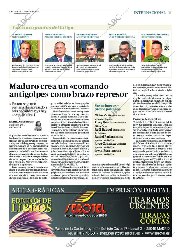 ABC MADRID 14-01-2017 página 31