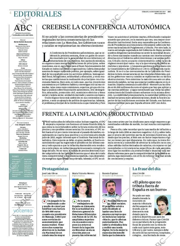 ABC MADRID 14-01-2017 página 4
