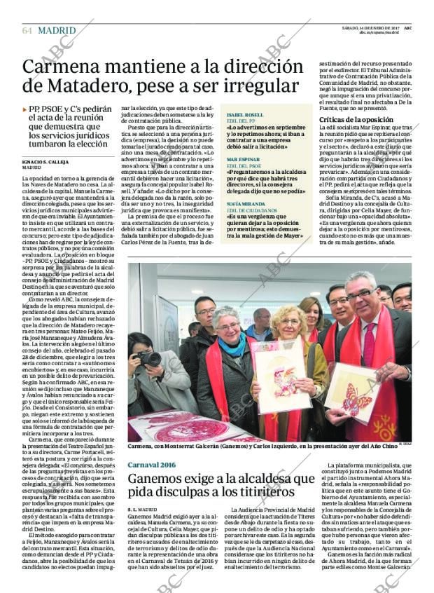 ABC MADRID 14-01-2017 página 64