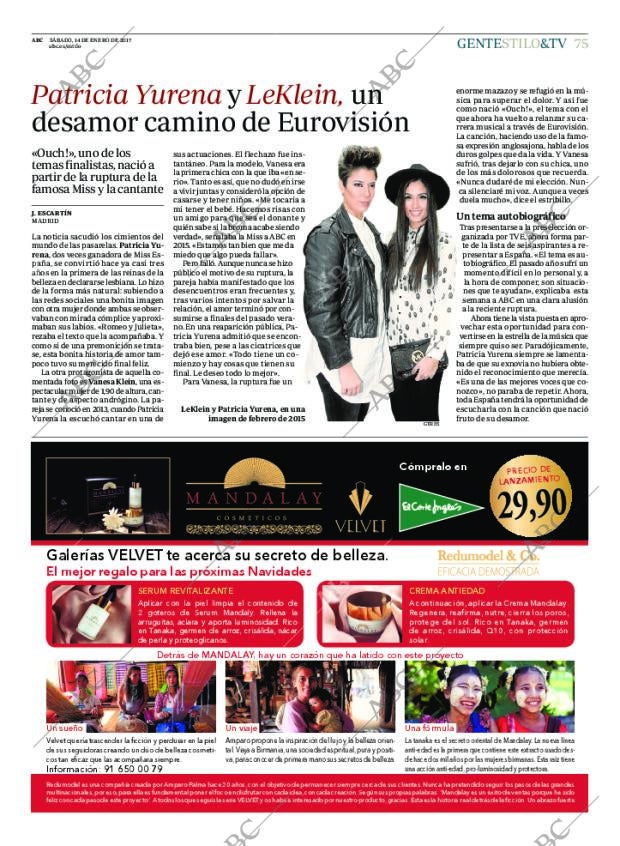 ABC MADRID 14-01-2017 página 75