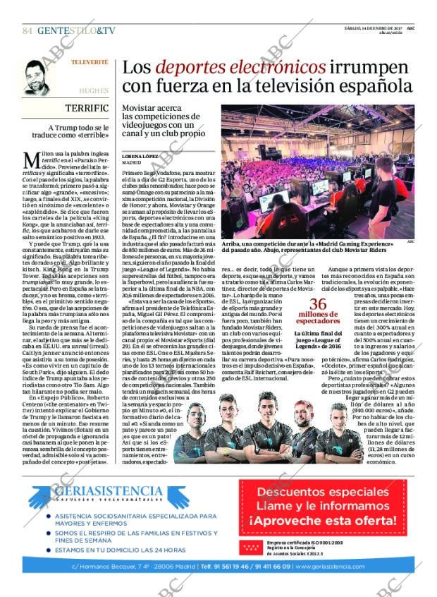 ABC MADRID 14-01-2017 página 84