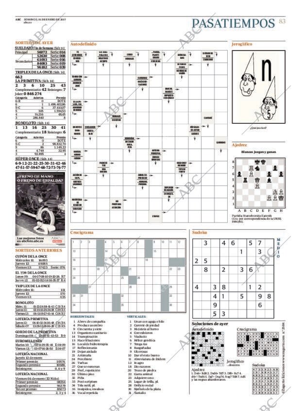 ABC MADRID 15-01-2017 página 83