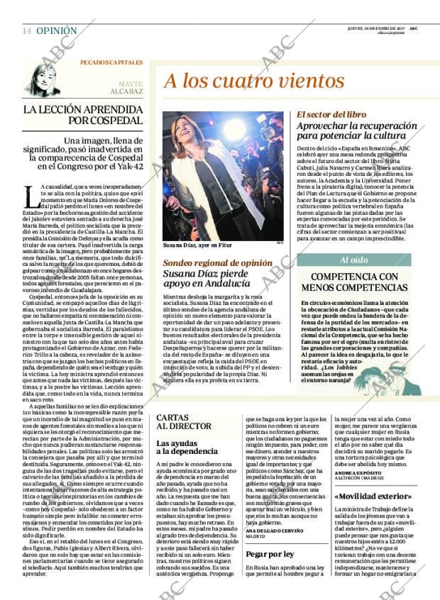 ABC MADRID 19-01-2017 página 14