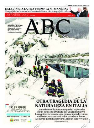 ABC MADRID 20-01-2017 página 1