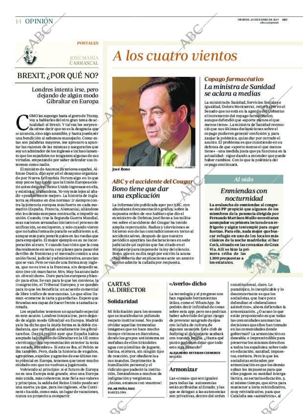 ABC MADRID 20-01-2017 página 14