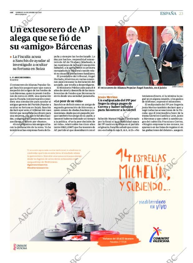 ABC MADRID 20-01-2017 página 23