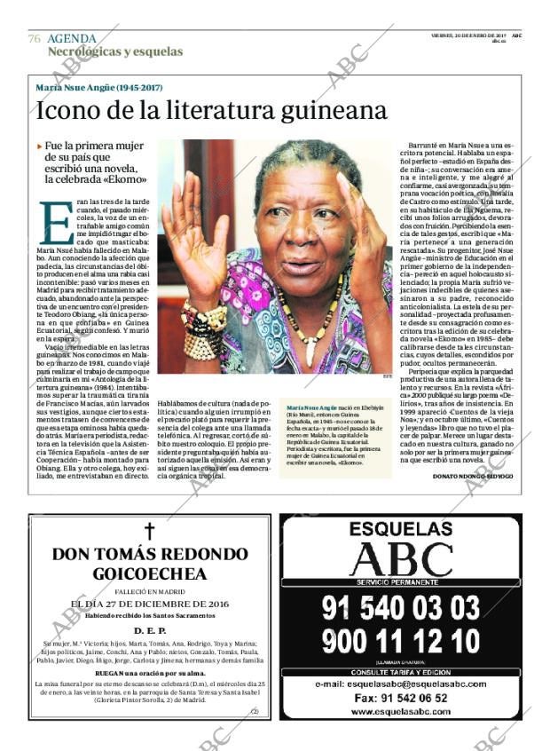 ABC MADRID 20-01-2017 página 76