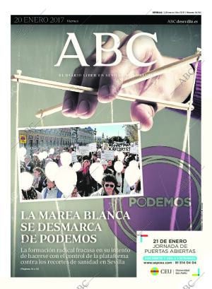 ABC SEVILLA 20-01-2017 página 1