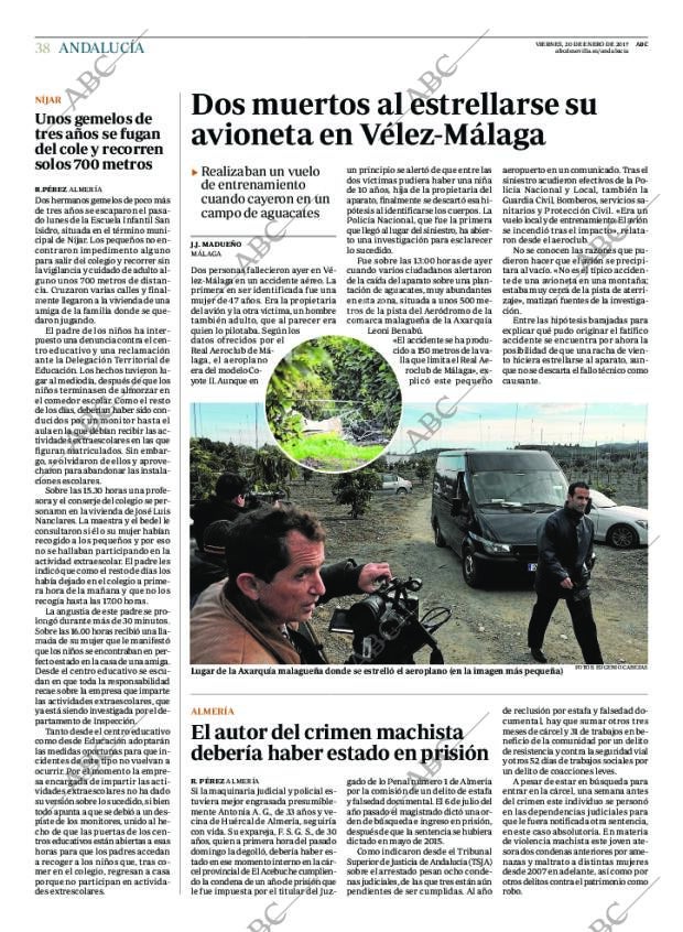 ABC SEVILLA 20-01-2017 página 38