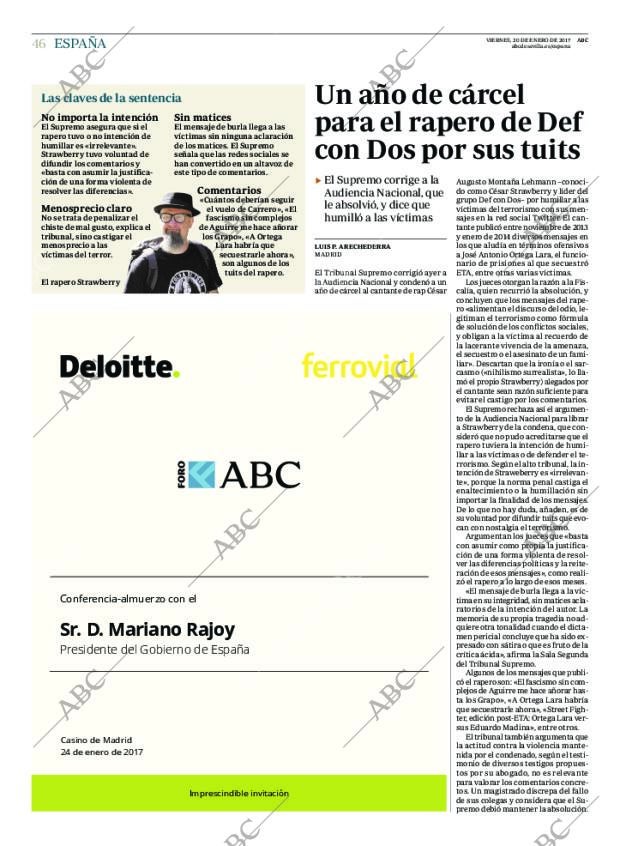ABC SEVILLA 20-01-2017 página 46