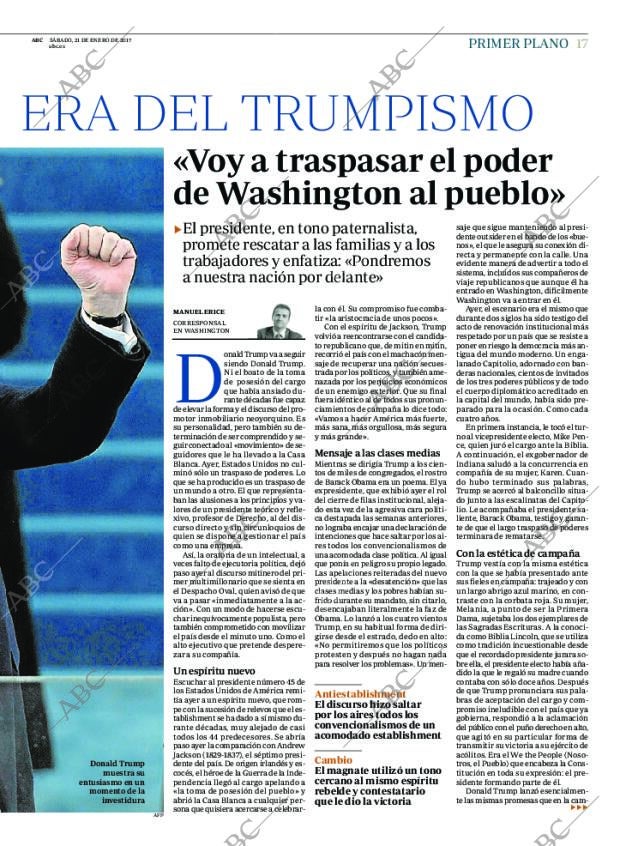 ABC MADRID 21-01-2017 página 17