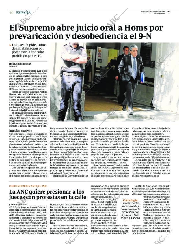 ABC MADRID 21-01-2017 página 40