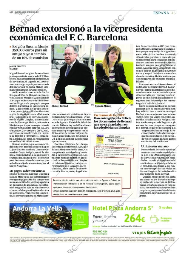 ABC MADRID 21-01-2017 página 45