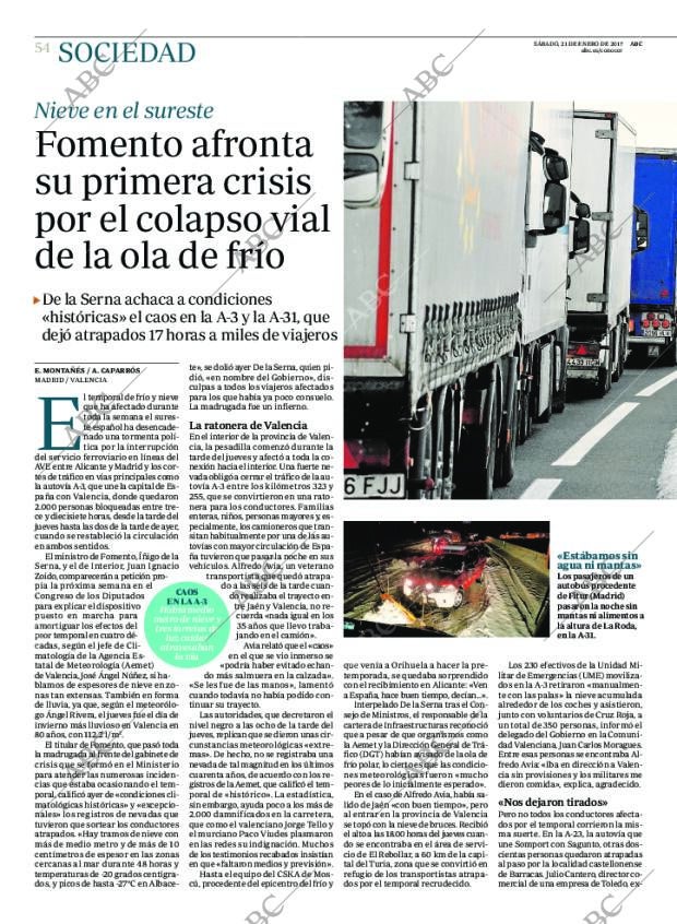 ABC MADRID 21-01-2017 página 54