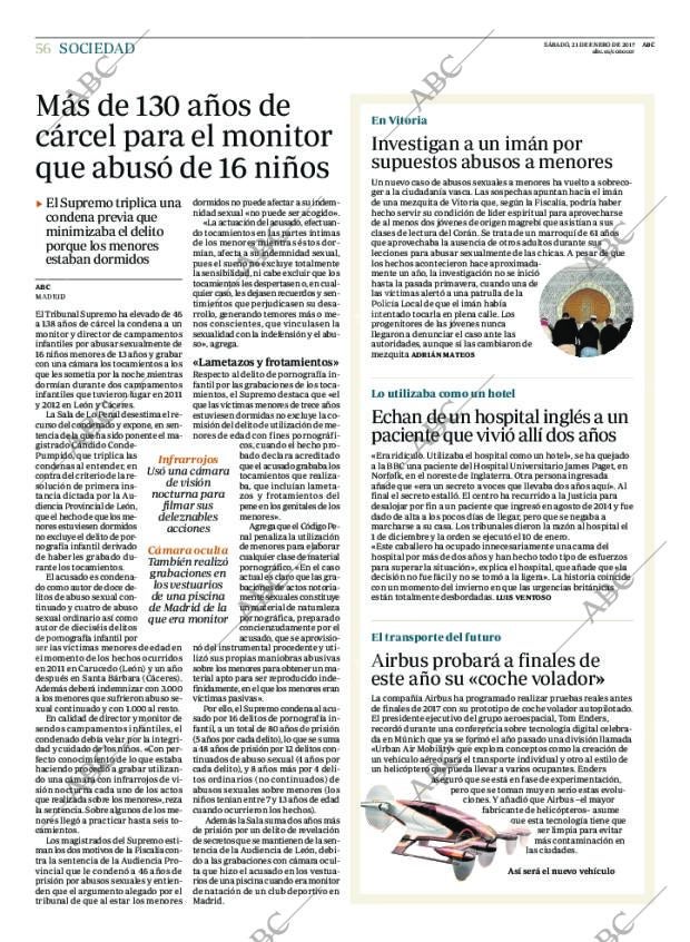 ABC MADRID 21-01-2017 página 56