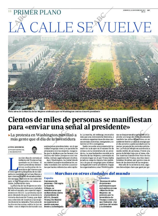 ABC MADRID 22-01-2017 página 18