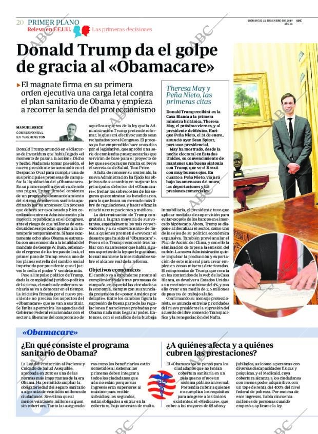 ABC MADRID 22-01-2017 página 20
