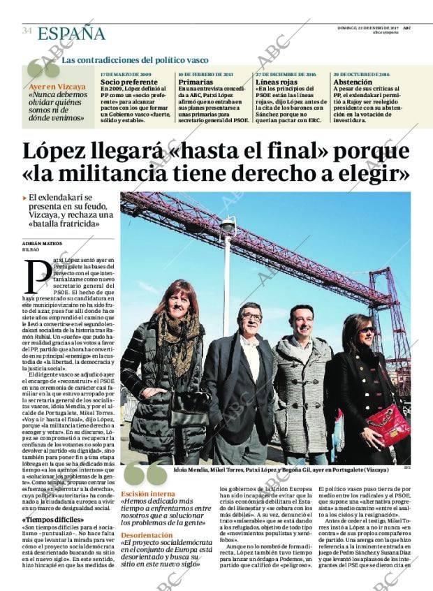 ABC MADRID 22-01-2017 página 34