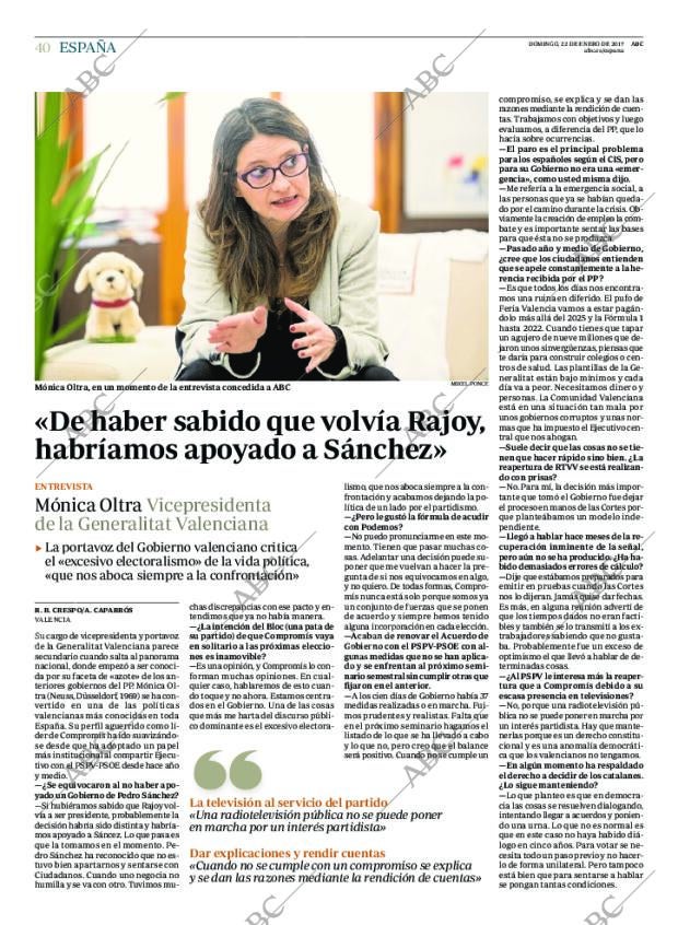 ABC MADRID 22-01-2017 página 40
