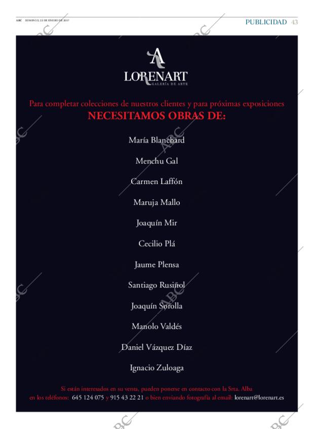 ABC MADRID 22-01-2017 página 43