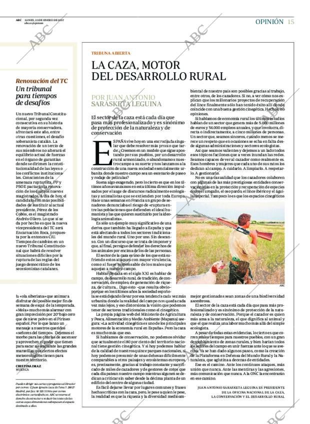 ABC MADRID 23-01-2017 página 15
