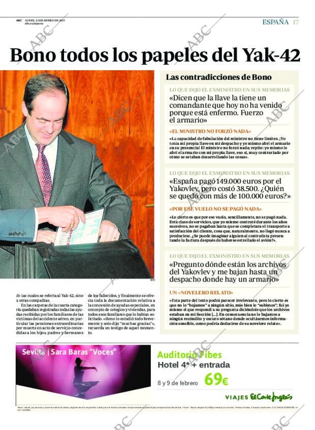 ABC MADRID 23-01-2017 página 17