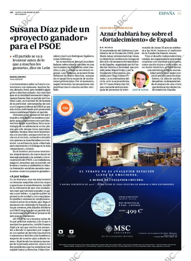 ABC MADRID 23-01-2017 página 19