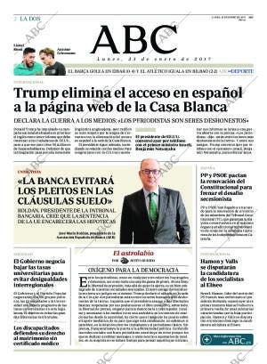 ABC MADRID 23-01-2017 página 2